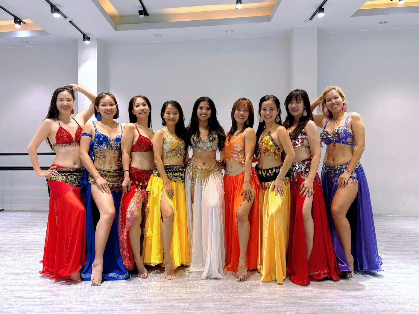 Lớp Nikky tại sàn tập